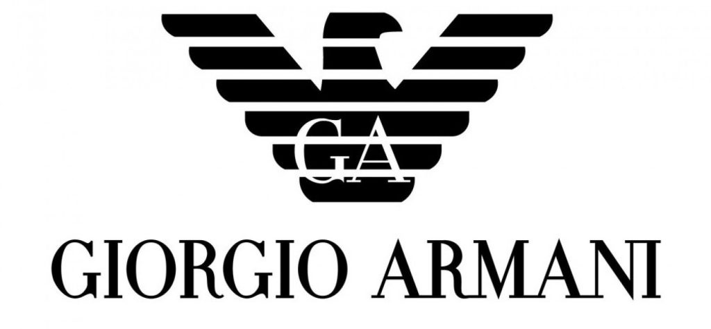 logo giorgio armani salah satu brand fashion terkenal di dunia